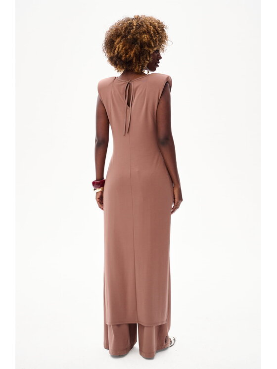 blue shadow blue shadow Tunika Fina Brązowy Regular Fit