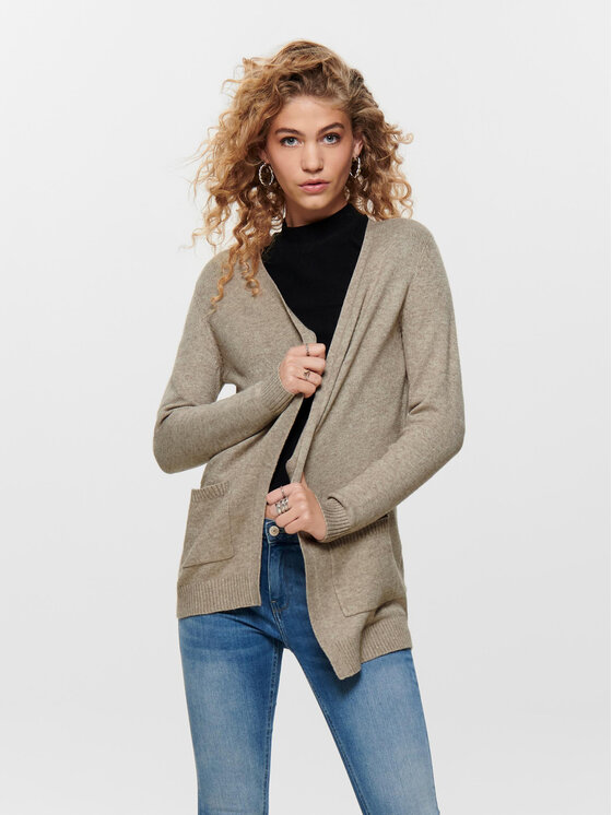 ONLY ONLY Kardigan Lesly 15174274 Beež Regular Fit