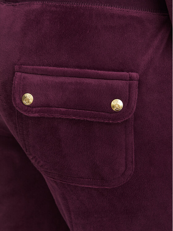 Juicy Couture Juicy Couture Spodnie dresowe Layla JCSEBJ001G Bordowy Regular Fit