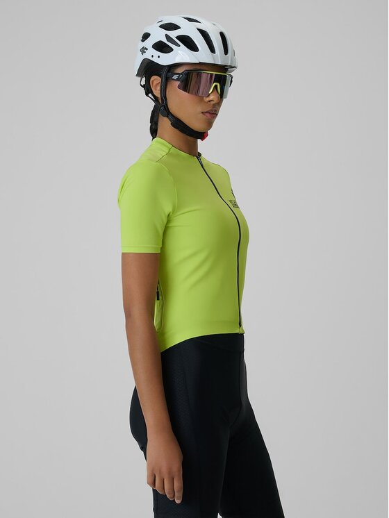 4F 4F Maglietta da ciclismo 4FRSS26TFTSF2454-45S Verde Slim Fit
