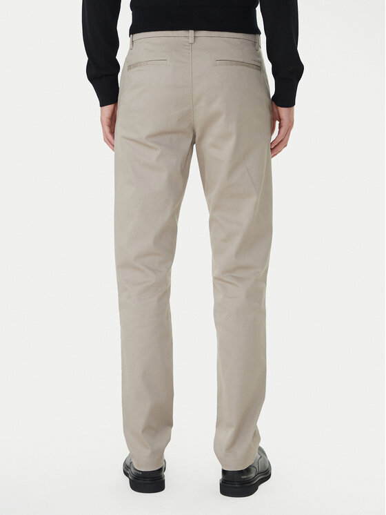 Calvin Klein Calvin Klein Чіноси LV040EM633 Бежевий Slim Fit