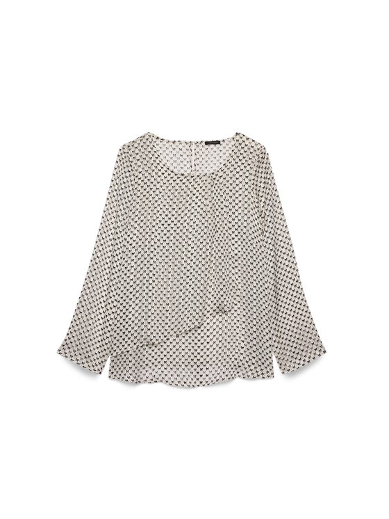 Fiorella Rubino Fiorella Rubino Bluzka 2147T002534N0S1 Biały Regular Fit
