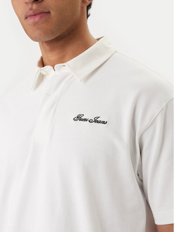 Guess Jeans Guess Jeans Polo M6GP13 KCYM1 Bianco Oversize