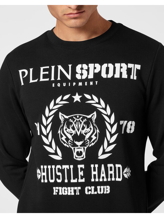 Plein Sport Plein Sport Longsleeve 13083 Czarny Regular Fit