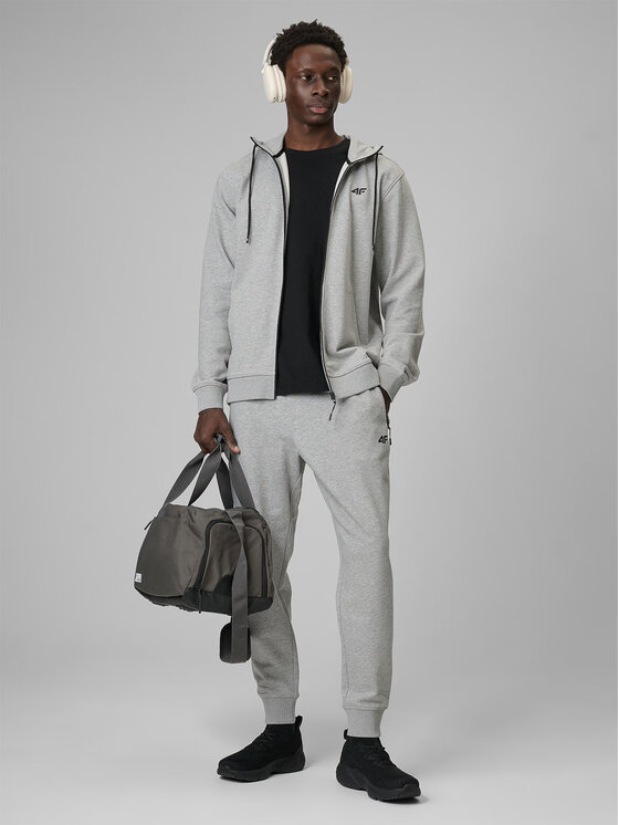 4F 4F Felpa 4FRMM00TSWSM3058-27M Grigio Regular Fit