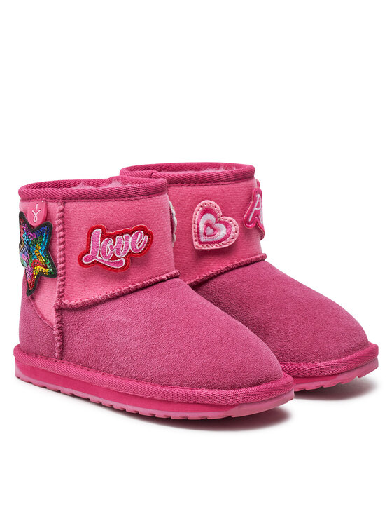 EMU Australia EMU Australia Čizme za snijeg Wallaby Mini Play K12748 Ružičasta