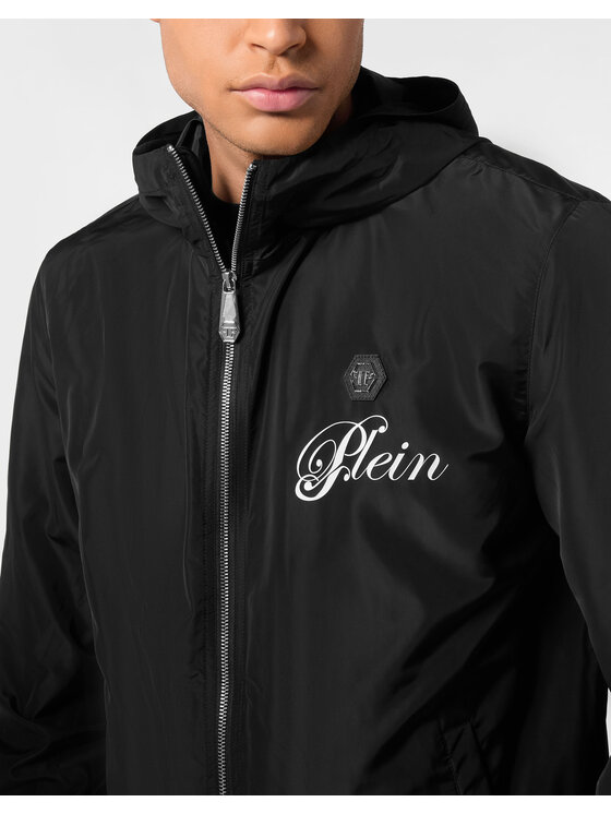PHILIPP PLEIN PHILIPP PLEIN Vetrovka 27021 Čierna Regular Fit