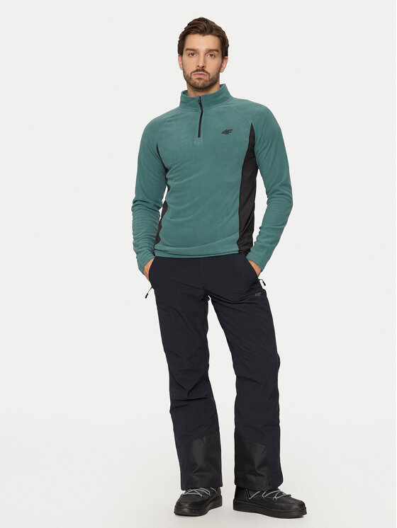 4F 4F Intimo termico pezzo sopra 4FWAW24UFLEM045 Verde Slim Fit
