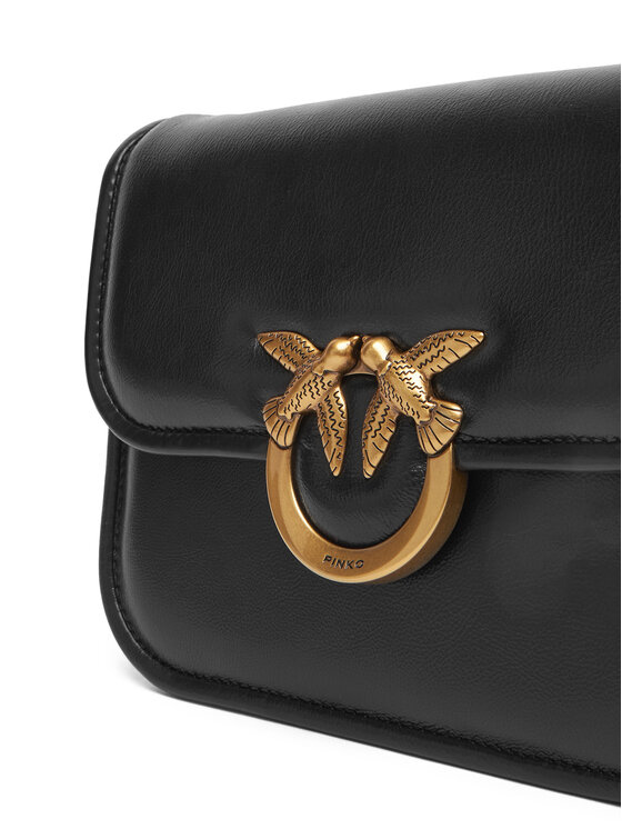PINKO PINKO Torbica Love Box Bag Fl Mini PE 25 PLTT 104297 A26J Crna