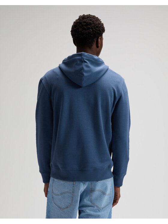 Lee Lee Bluza CIRCLEHOODIE Niebieski Regular Fit