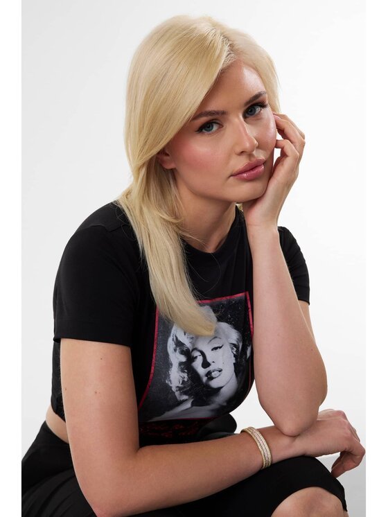 Guess Guess T-Shirt 182713 Černá Classic Fit
