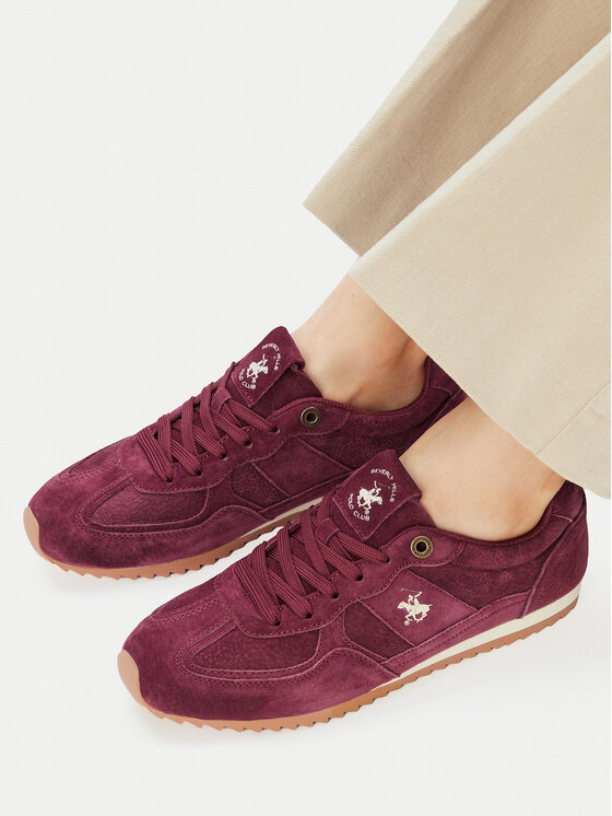 Beverly Hills Polo Club Beverly Hills Polo Club Sneakersy EO-WP40-FC-250104YX Bordowy