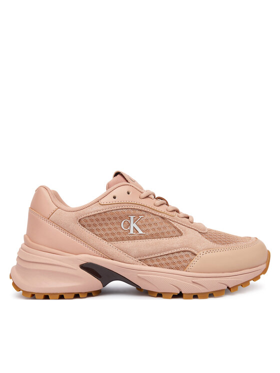 Calvin Klein Calvin Klein Sneakersy Hike Runner Mesh Mix Ck YW0YW01994 Pomarańczowy