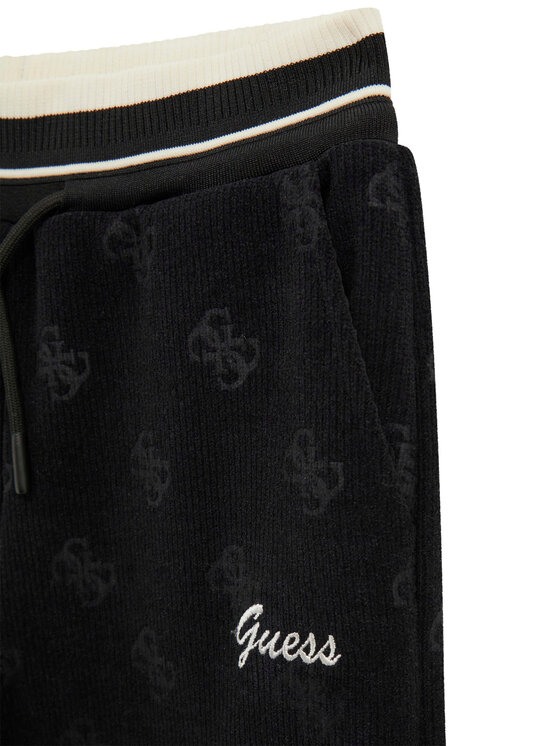 Guess Guess Spodnji del trenirke J5BQ17 K1902 Črna Wide Leg