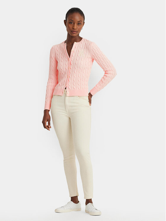 LAUREN RALPH LAUREN Lauren Ralph Lauren Strickjacke 200932225004 Rosa Slim Fit