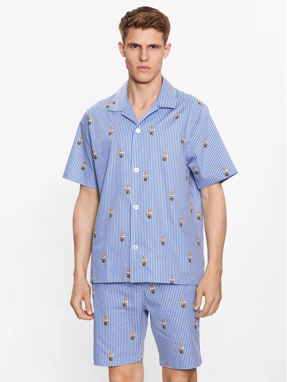 Polo Ralph Lauren Pyjama 714899503002 Blau Regular Fit