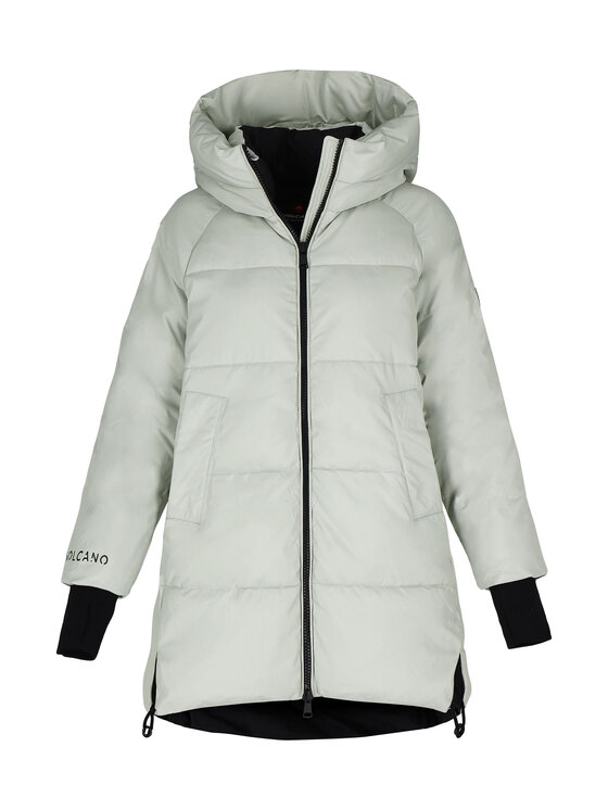 Volcano Volcano Kurtka puchowa J-FROZEN Szary Regular Fit