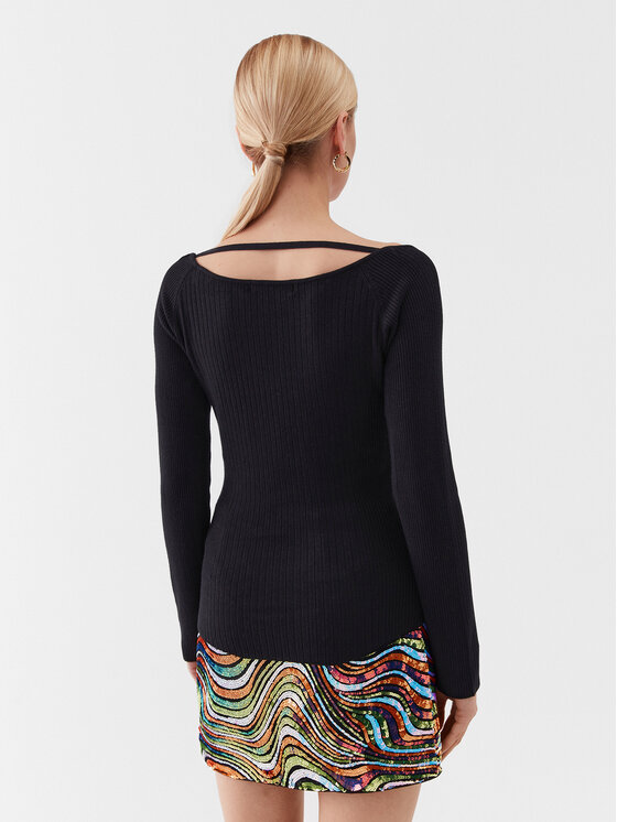 Guess Guess Sweter W3YR25 Z37J2 Czarny Regular Fit