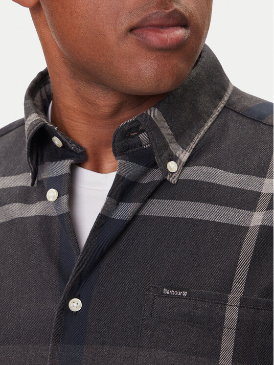 Barbour Barbour Košulja Dunoon MSH4980GY38 Siva Regular Fit
