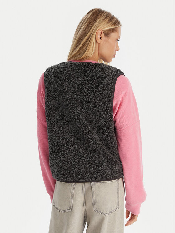 Roxy Roxy Sportski prsluk Iconic Twon Vest ERJPF03235 Siva Regular Fit