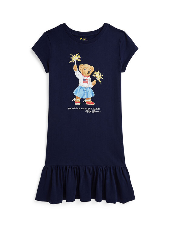 Polo Ralph Lauren Polo Ralph Lauren Každodenní šaty 313982151001 Tmavomodrá Regular Fit