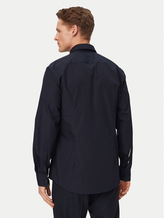 HUGO HUGO Hemd Koey 50561154 Dunkelblau Slim Fit