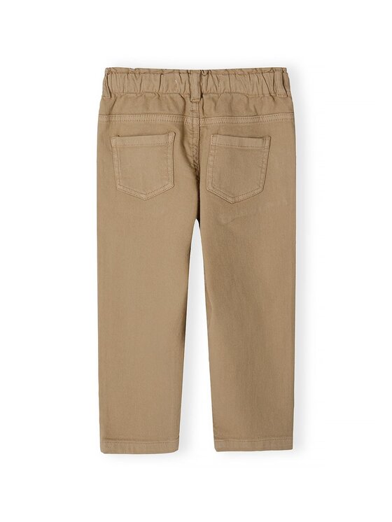 minoti minoti Spodnie materiałowe 32PANT101 Brązowy jasny Regular Fit