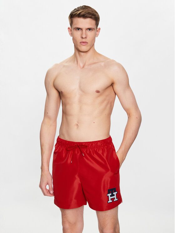Tommy Hilfiger Tommy Hilfiger Pantaloncini da bagno UM0UM02732 Rosso Slim Fit