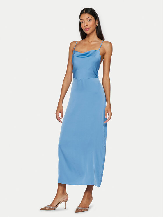 Vila Vila Rochie cocktail Ravenna 14085601 Albastru Regular Fit