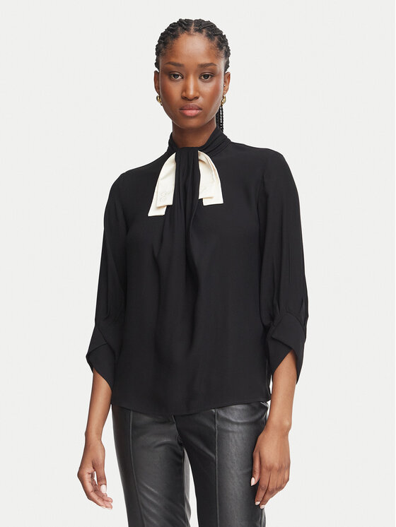 Elisabetta Franchi Elisabetta Franchi Μπλουζάκι CA-178-66E2-V320 Μαύρο Regular Fit