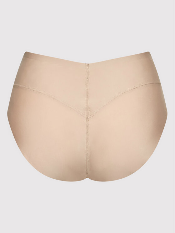 Selmark Selmark Klasiskās biksītes ar augstu jostas daļu Basicos 00243 Bēšs