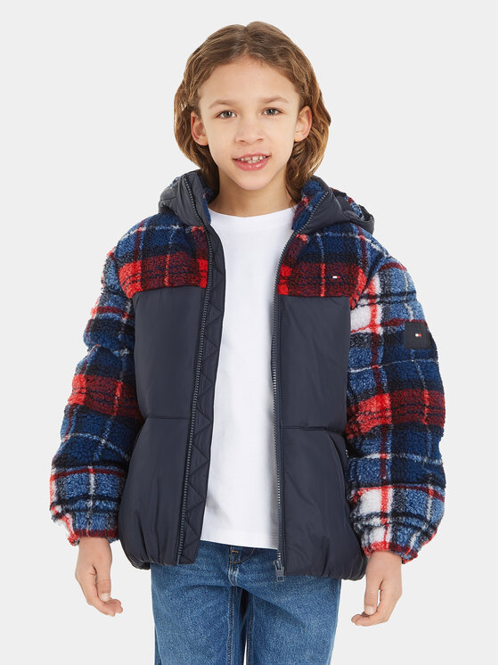 Tommy Hilfiger Tommy Hilfiger Geacă de iarnă KB0KB08568 Bleumarin Regular Fit