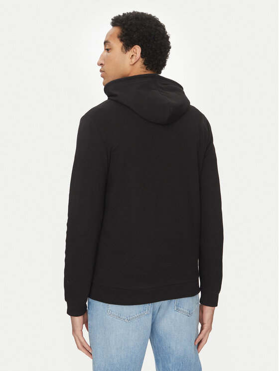 Tommy Hilfiger Tommy Hilfiger Majica dugih rukava UM0UM03506 Crna Regular Fit