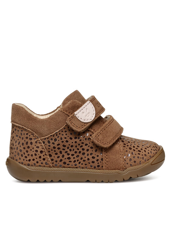 Geox Sneakers B Macchia Girl B164PA 00722 C6627 Marrone, taglia : 26