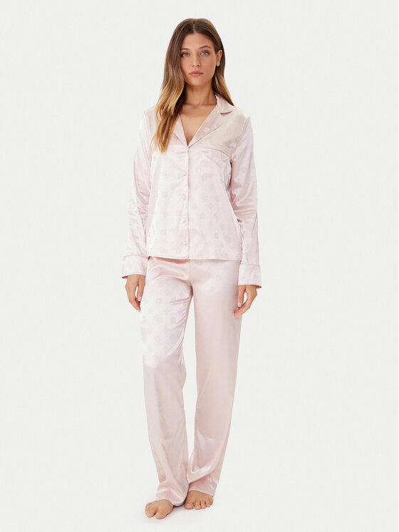 Guess Guess Pizsama O5BX05 W4732 Rózsaszín Regular Fit