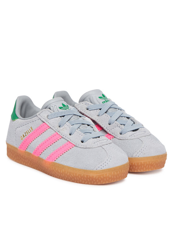 adidas adidas Sneakersy Gazelle Comfort Closure Elastic Laces IH6477 Šedá