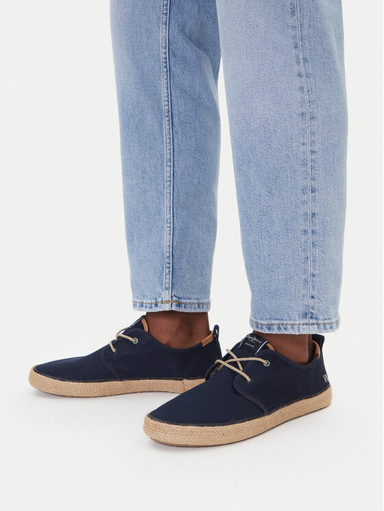 Pepe Jeans Pepe Jeans Espadrilky PMS10332 Tmavomodrá