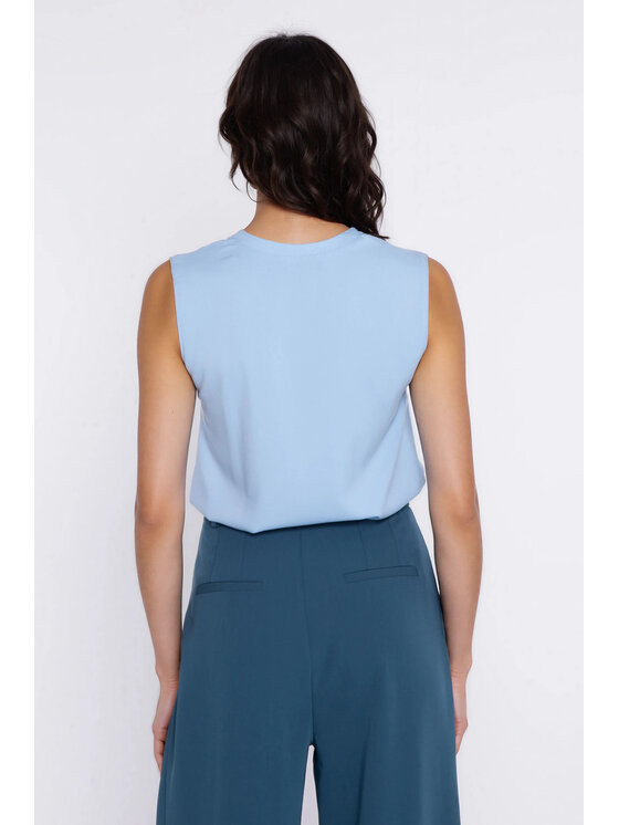 NIFE NIFE Halenka B221 Světle modrá Regular Fit