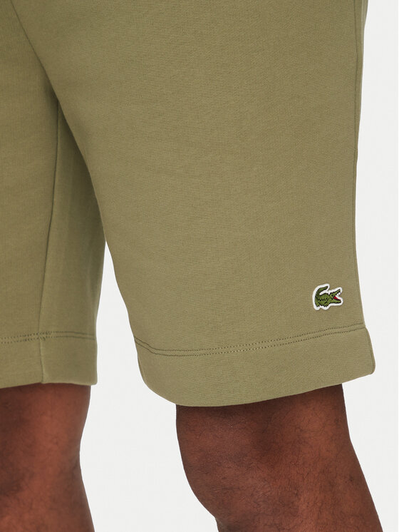 Lacoste Lacoste Sportske kratke hlače GH9627 Kaki Regular Fit