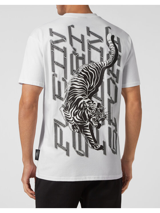 Plein Sport Plein Sport T-Shirt 2271 Biały Regular Fit