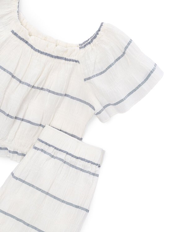 Mayoral Mayoral Komplet bluza in hlače 3593 Écru Regular Fit