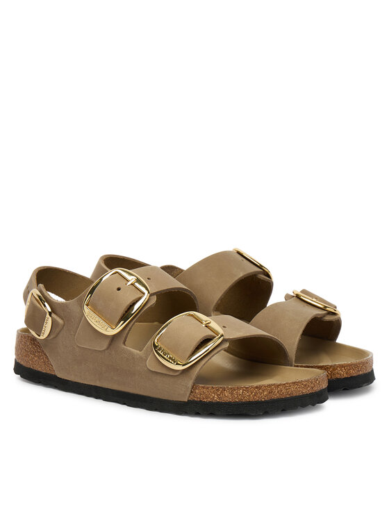 Birkenstock Birkenstock Sandály Milano Big Buckle Hex 1031782 Hnědá