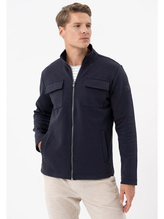 Volcano Volcano Bluza B-NORTH Granatowy Regular Fit