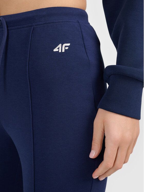 4F 4F Spodnie dresowe 4FWAW26TTROF1747-31S Granatowy Active Fit