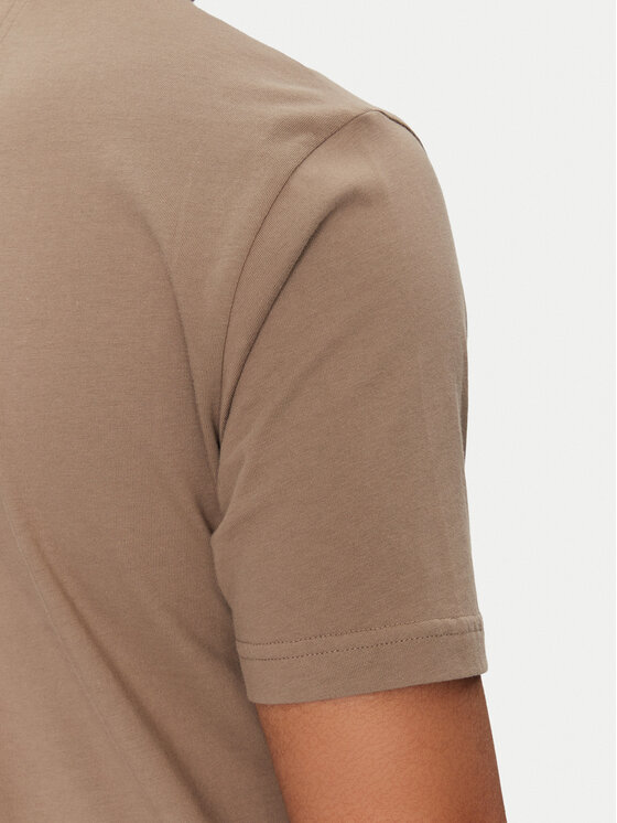 BOSS BOSS T-shirt 50531271 Bež Regular Fit