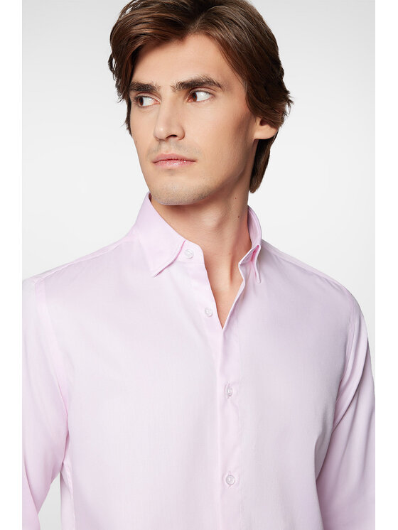 Próchnik Próchnik Koszula PM39 KO073224000036 Różowy Slim Fit