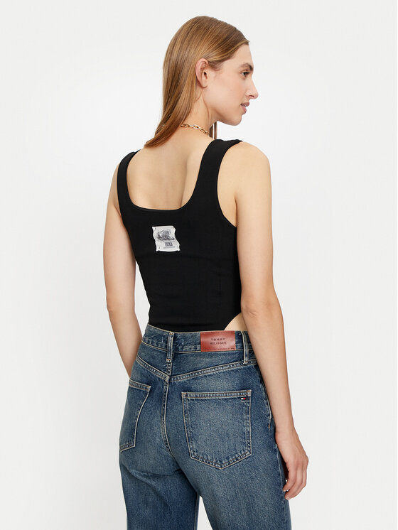 ViCOLO ViCOLO Glaustinukė TS0377 Juoda Slim Fit