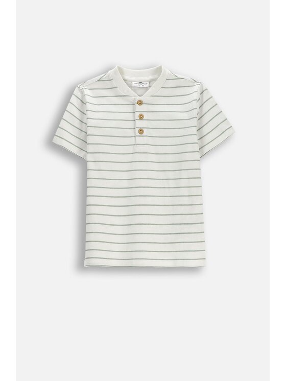 Coccodrillo Coccodrillo T-Shirt WC6143206TBK-003 Krémová Regular Fit