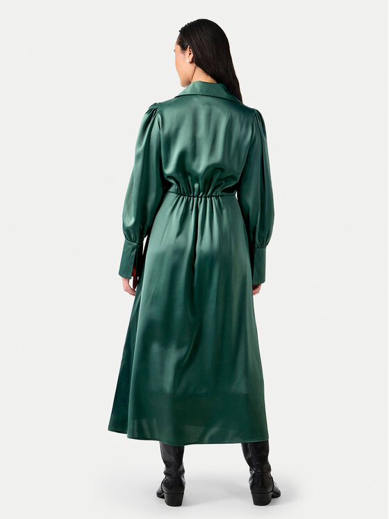 YAS YAS Haljina košulja Pella 26034665 Zelena Regular Fit