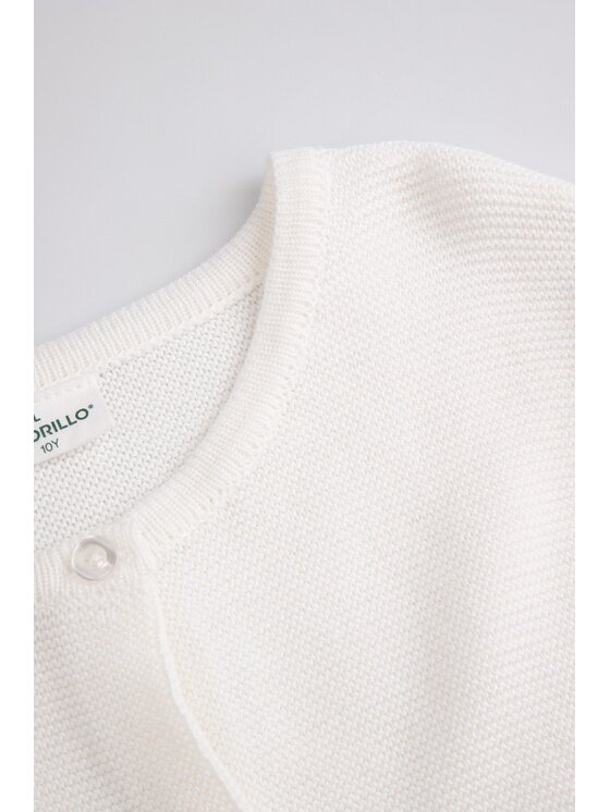 Coccodrillo Coccodrillo Sweter WC6172204EJG-001 Biały Regular Fit